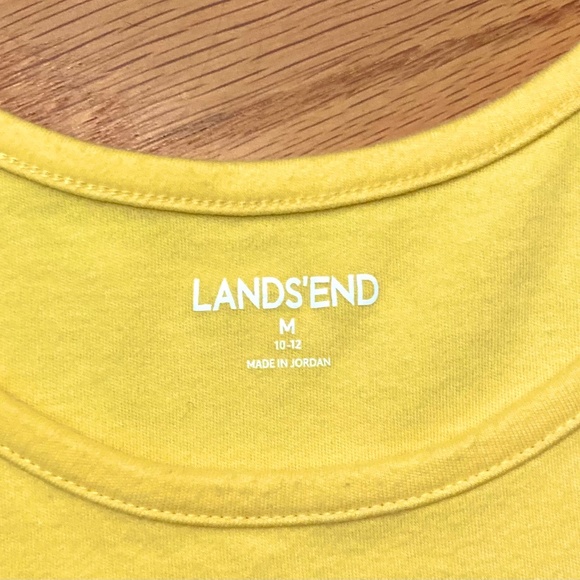 Womens yellow Lands’ End size medium tank top - Picture 3 of 5